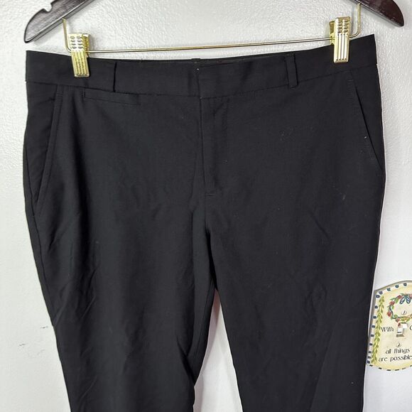 Women's Banana Republic Harper Pants Trousers Slacks in Black, Straight Fit 8 32 - Picture 3 of 8